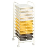 Costway 15 Drawer Rolling Organizer Cart
