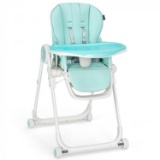Baby High Chair Foldable Feeding Chair WHITE/orange