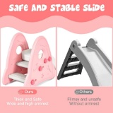 Costway Freestanding Baby Slide Indoor First Play Climber Slide Set for Boys Girls