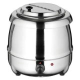 Winco ESW-70 Electric Soup Warmer, 10 Quart, Stainless Steel