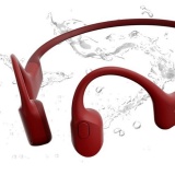 Shokz OpenRun Bone Conduction Headphones, Red