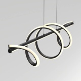 Artika-USA Coda Modern LED Pendant Light - Black