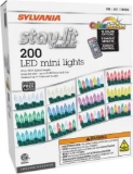 SYLVANIA Stay Lit Platinum String Christmas Lights