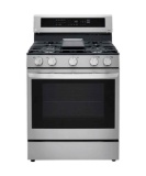 LG - 5.8 Cu. Ft. Smart Freestanding Gas True Convection Range with EasyClean and InstaView -