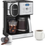 Cuisinart 12 Cup 2-In-1 Coffee Center Coffeemaker - Black Stainless