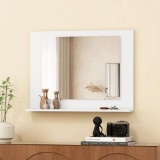 CHARMAID Bathroom Mirror with Shelf - 24