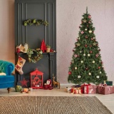 Costway 9ft Pre-lit Artificial Christmas Tree