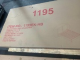 E.KING/CALKING HEADBOARD (ONLY) - 1195EK-HB - Grey Fabric