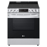 LG 6.3 cu ft. Smart Wi-Fi Enabled Fan Convection Electric Slide-in Range w/ Air Fry #LSEL6333F