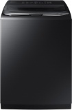 Samsung Activewash 5.2-cu Ft High-Efficiency Top-Load Washer (Black Stainless Steel) #WA52M8650AV