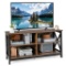 Giantex TV Stands for Living Room - 3-Tier Media Console Table with Storage Shelves - brown
