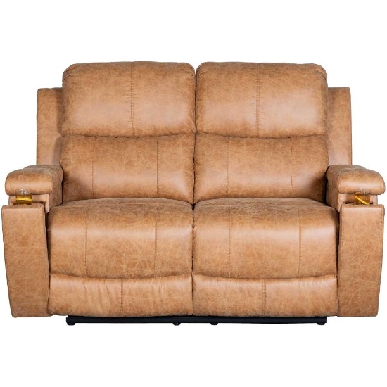 Tanner Reclining Loveseat - Faux Leather