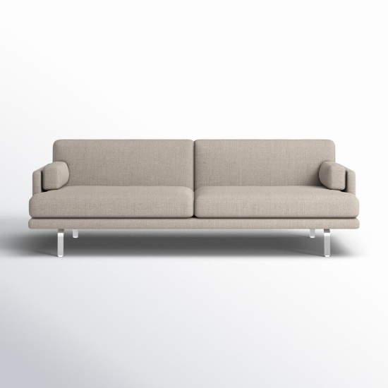 Frederik 89'' Upholstered Sofa - Light Beige