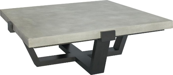 Lillian August Gio Cocktail Table (54"L x 54"D x 18"H) - Hickory White