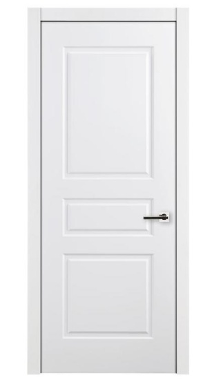 3-Panel Pre-Hung Laminated Traditional Interior Door (29.75" x 80") - White
