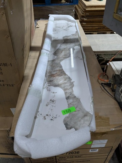 Storm Gray Marble for Shelf/Shower Curb Top/Backsplash, Etc
