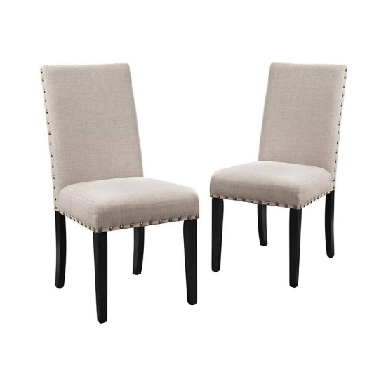 New Classic Furniture Crispin Dining Chair - Set of 2 - Beige