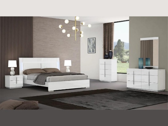 Oslo 19"H 2 Drawer Nightstand - Set of 2 - White