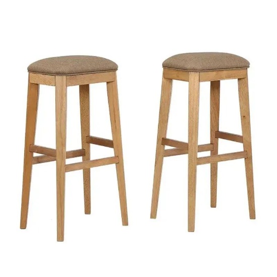 Logans Edge 30" Wooden Saddle Stool