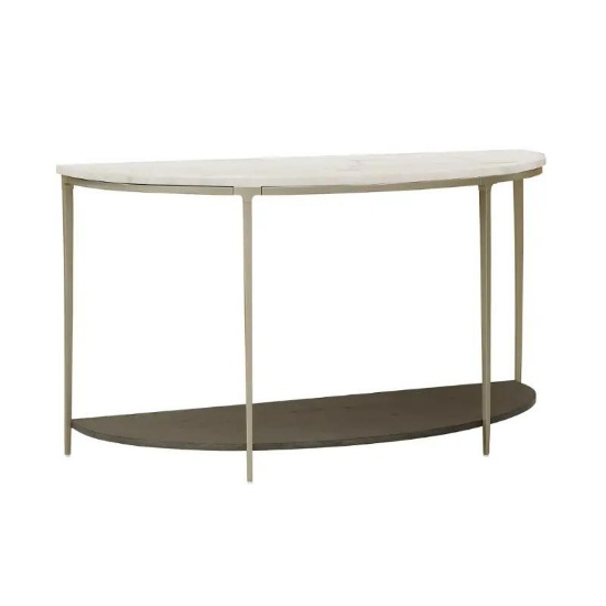 Drew & Johnathan Home Boulevard Stone Top Console Table #P306dj258