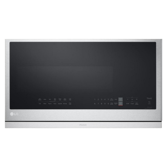 LG 2.1 Cu. Ft. Wi-Fi Enabled Over-the-Range Microwave Oven - Stainless Steel #MVEL2137F