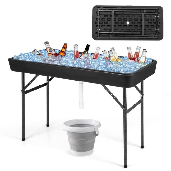 Ice Table With Matching Skirt