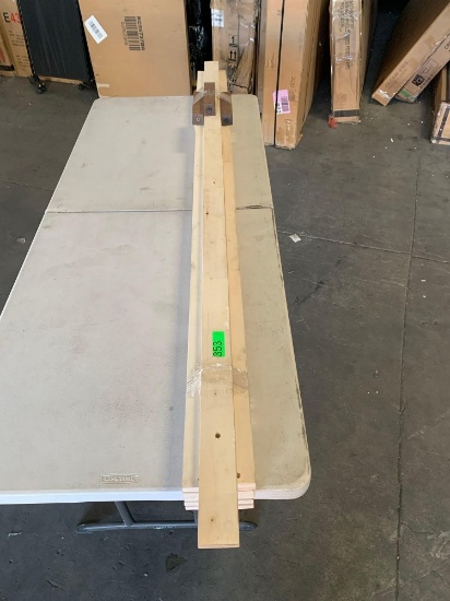 72 3/4 inch bed slats and center foot supports