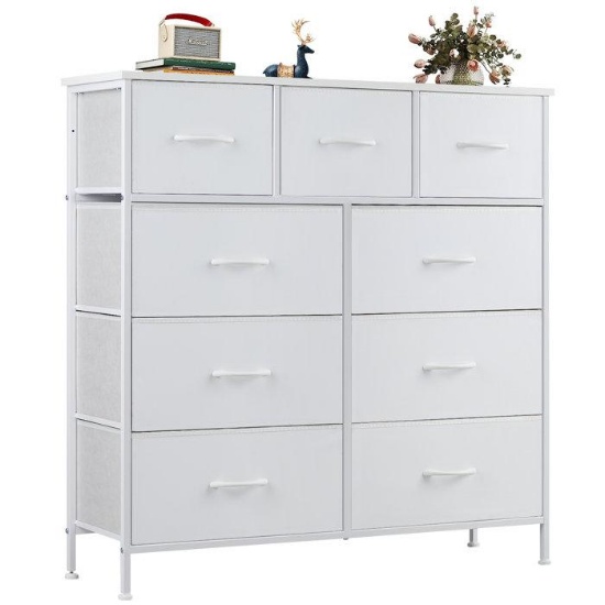 39.37'' Wide 9 - Drawer Dresser - White