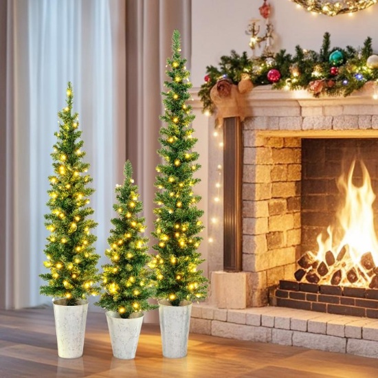 Pre Lit Christmas Tree #CM25005