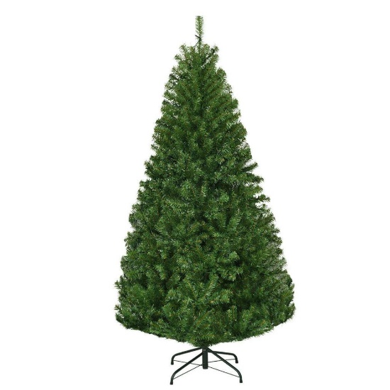 5FT Pre-Lit Artificial Christmas Tree Auto-Spread/Close up Branches