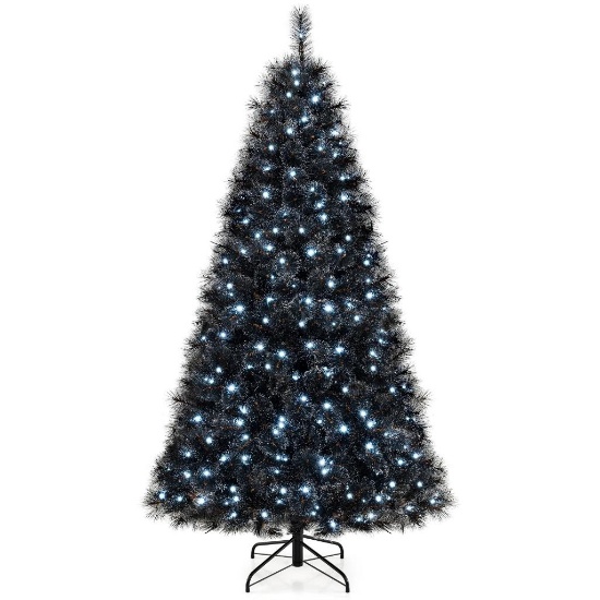 Black Artificial Halloween Christmas Tree