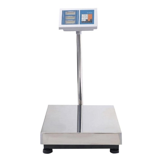Costway 660 lbs Weight Platform Scale Digital Floor Folding Scale