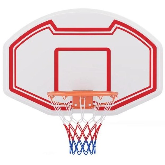 Large Wall Mounted Basketball Hoop with Shatter-proof Backboard, SP38259