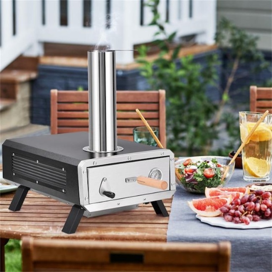 BABOOM Outdoor Pizza Oven Stainless steel Hearth Wood pellet Outdoor Pizza Oven