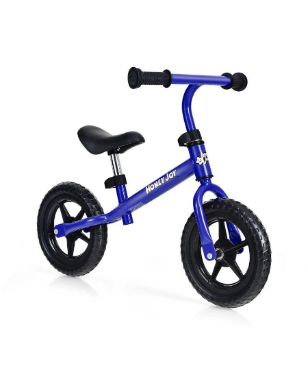 Honeyjoy Kids Balance Bike No Pedal Training Bicycle w/ Adjustable Handlebar & Seat