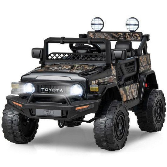 Costway 12V Toyota FJ Cruiser Electric Car with Remote Control - Black