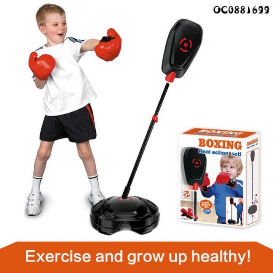 Sport Adjustable Training Punching Speed Ball Kick Boxing Game Set Toy for Kids