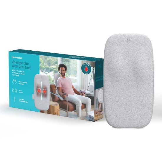 HoMedics Ultra Slim Shiatsu Massage Cushion With Heat