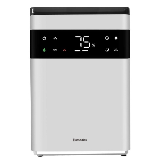Homedics Premium Warm & Cool Mist Ultrasonic Topfill Humidifier