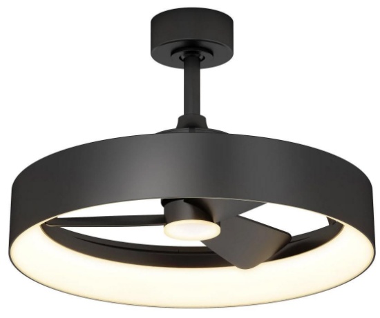 Artika Austin 23 LED Chandelier Ceiling Fan Fandelier Black