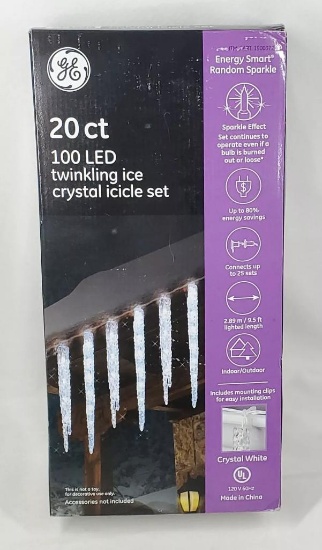 Ice Crystal Icicle Set 100 Led Lights