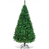 Costway 8Ft Artificial PVC Christmas Tree Stand Indoor Outdoor