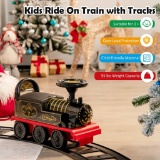 6V Electric Kids Ride On Train Motorized Train Toy - Open Box