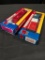 Set of 2 electric model train box cars