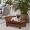 Pet Sofa Bed Couch with Storage, Pet Sofa for Cats and Small Dogs, Brown