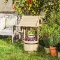 Wood Wishing Well for Outside, Wishing Well Planter with Drain Hole for Garden Patio - Natural Wood