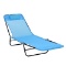 Folding Chaise Lounge Chair - blue
