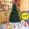 Costway 8Ft Artificial PVC Christmas Tree Stand Indoor Outdoor