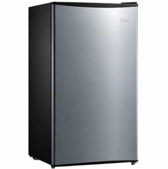 Midea 3.3 cu. ft. Compact Fridge 33.9" (H) x 18.6" (W) x 17.7" (D) #MRM33S8ASL