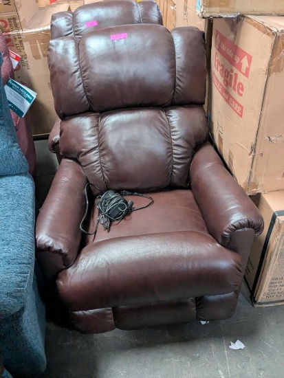 La-Z-Boy Pinnacle Power Rocking Recliner - Dark Cherry Brown